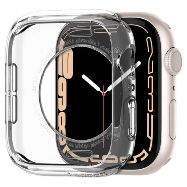 Liquid Crystal Clear Case for Apple Watch 45mm